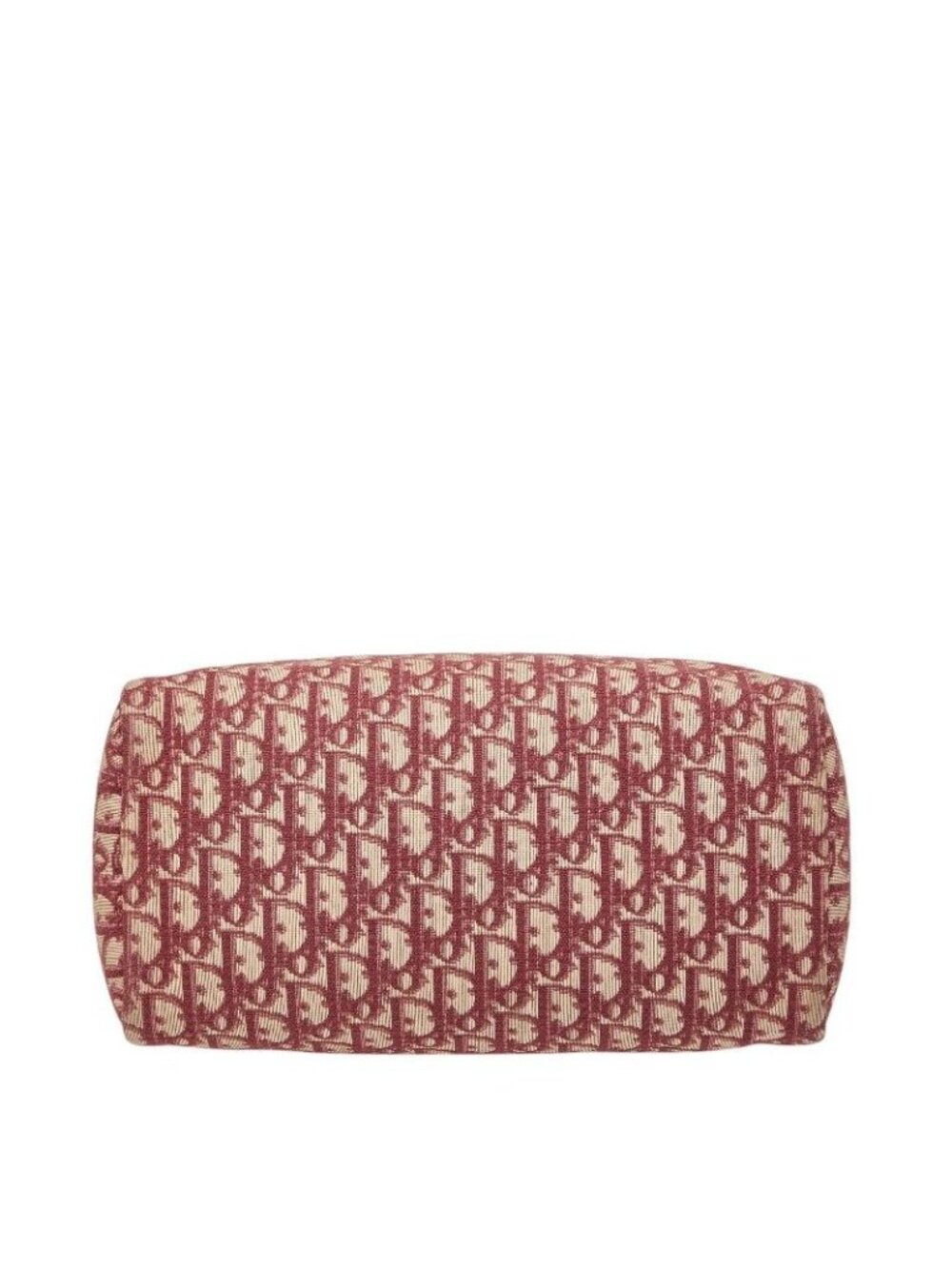 Dior Trotter Mini Boston Bag Red Canvas Leather - Picture 3 of 10